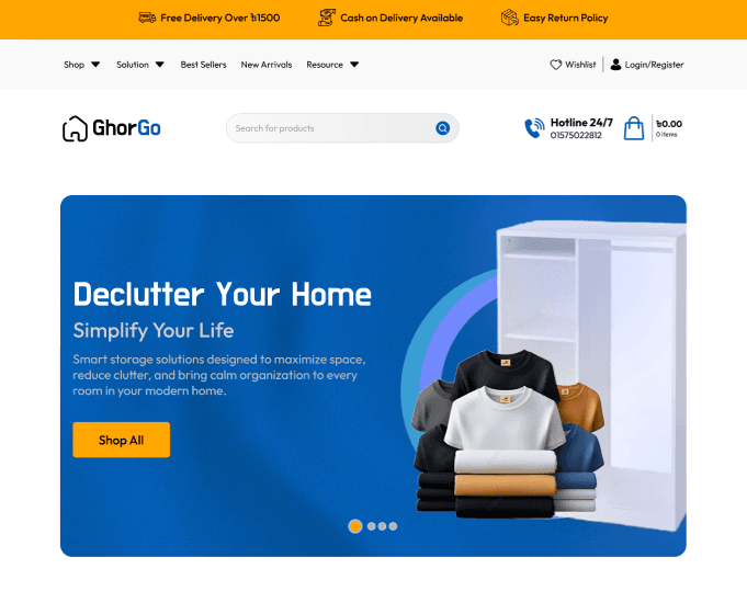 Landing page design sample 3