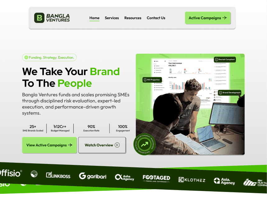 Landing page design sample 4