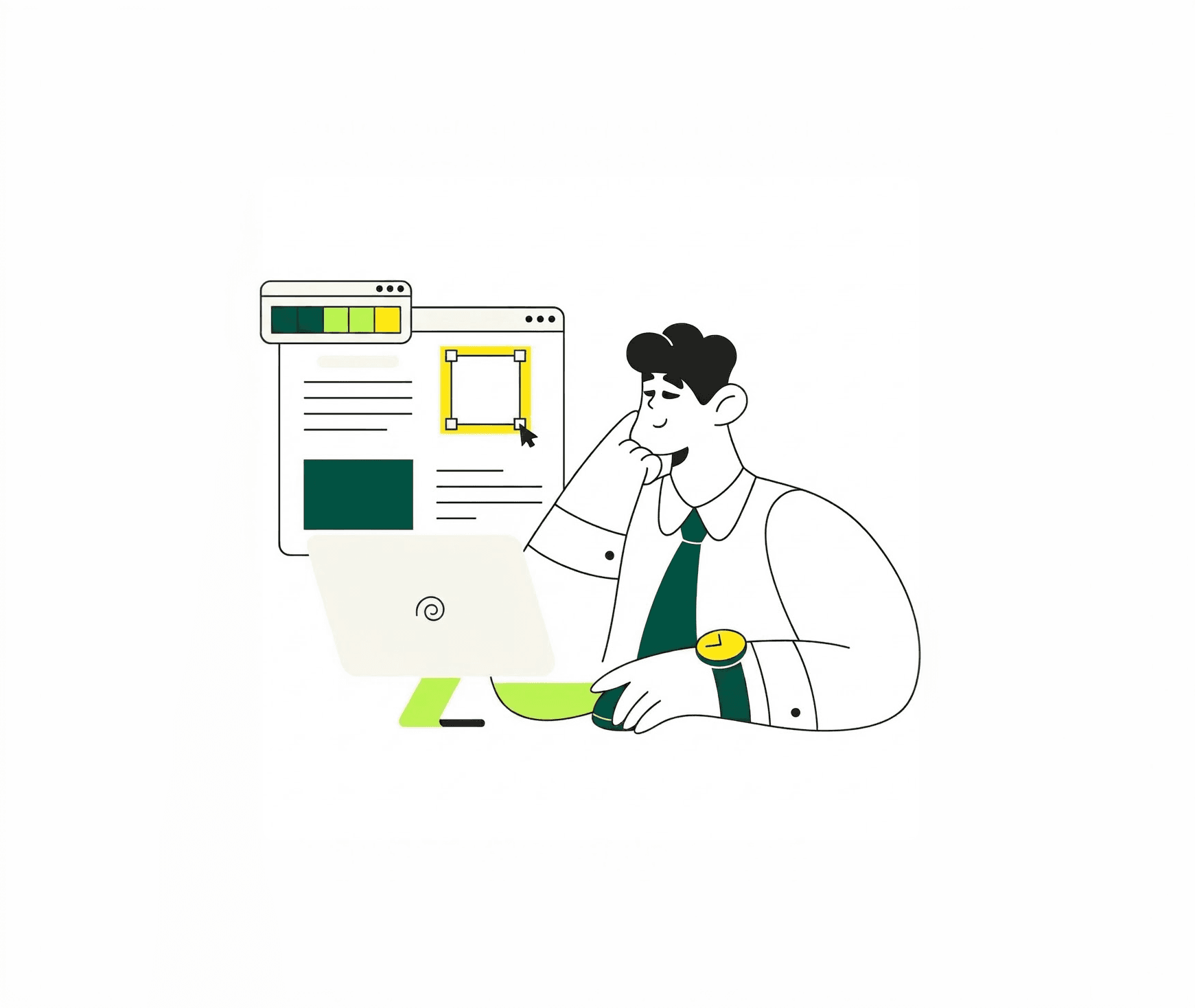 Prototype & Handoff — illustration of the prototype & handoff phase