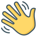 Waving hand emoji welcoming visitors to Hamidul Haque's resume website