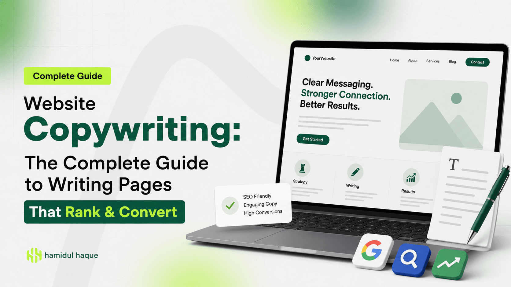Website Copywriting: The Complete Guide to Writing Pages That Rank & Convert
