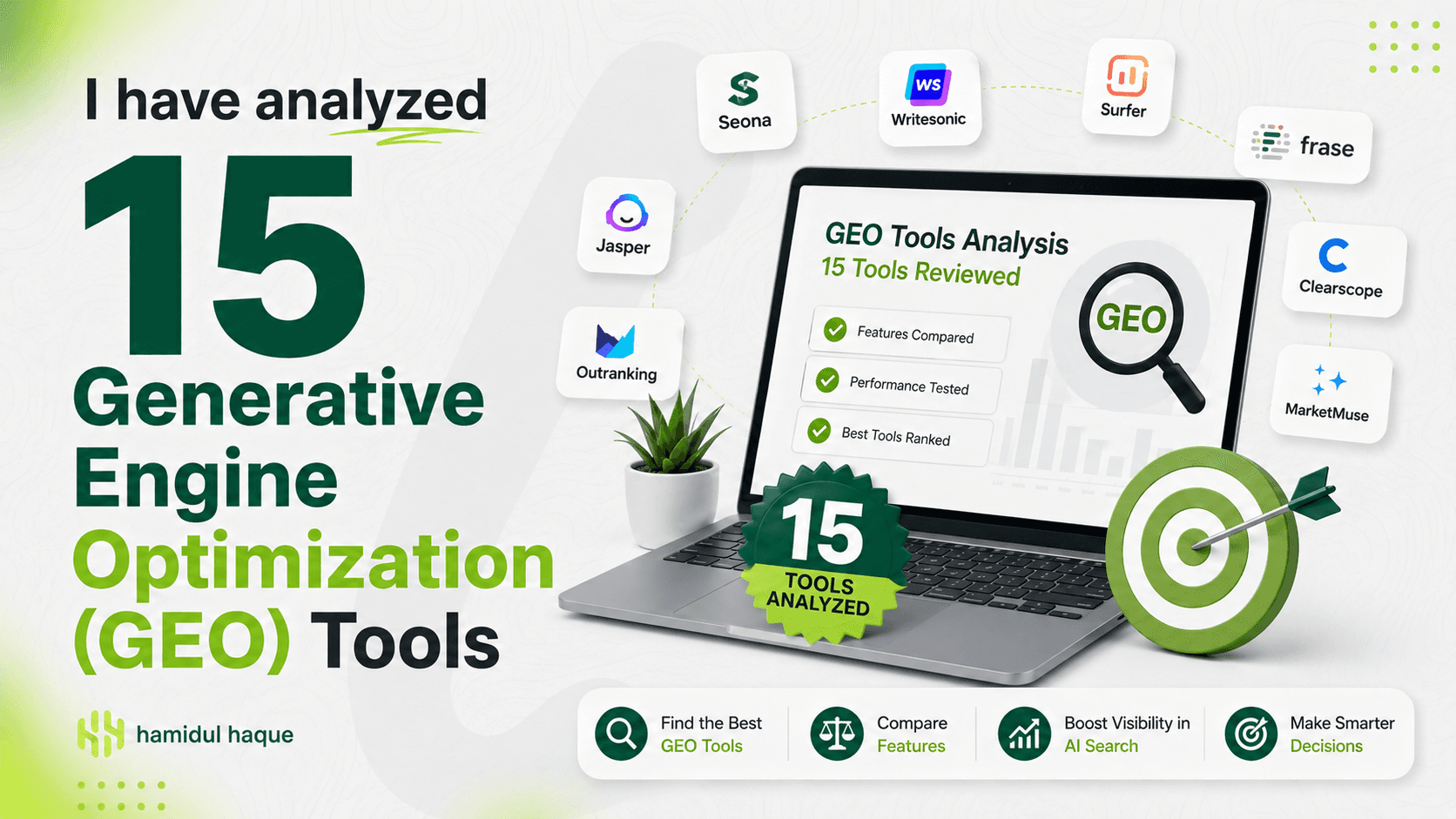I Analyzed 22 Generative Engine Optimization (GEO) Tools: Here Are the 15 Best for 2026