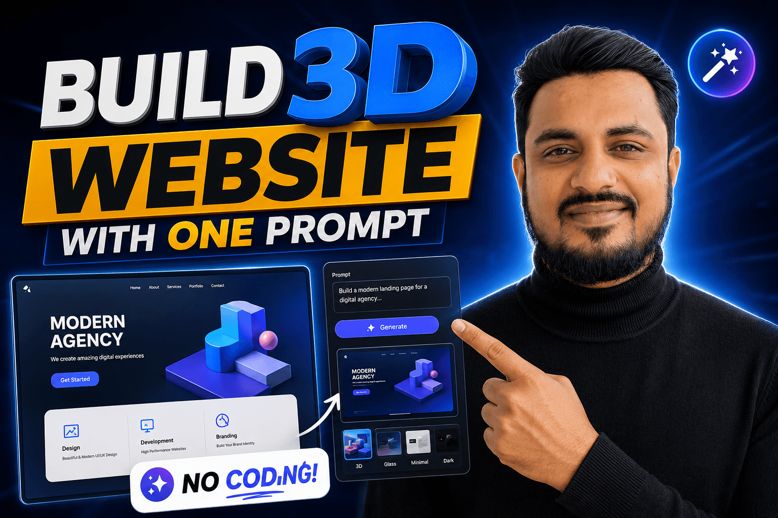 $6,500 Worth 3D Website With One Prompt
