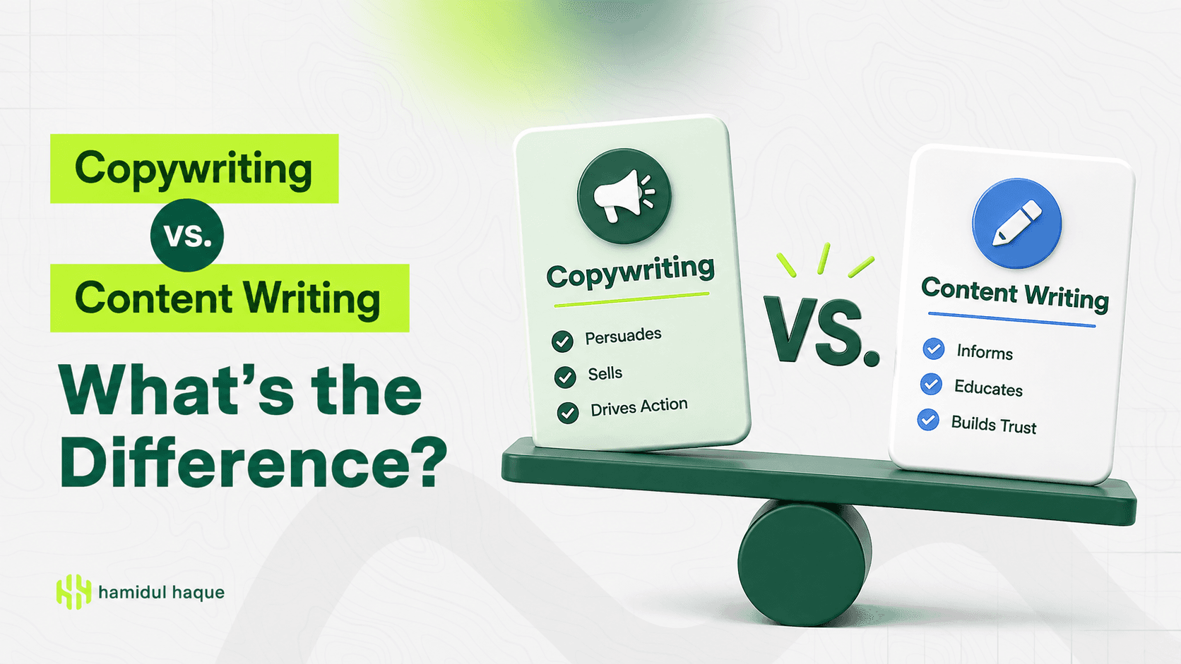 Copywriting vs. Content Writing: What’s the Difference?